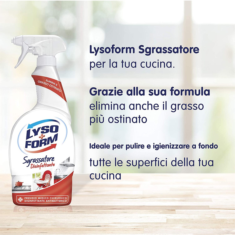 LYSOFORM SGRASSATORE DISINFETTANTE SPRAY ML 750